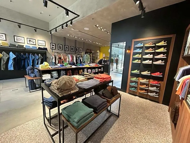 Boutique : éclairage des rayons
